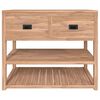 vidaXL Bathroom Cabinet 90x45x75 cm Solid Wood Teak
