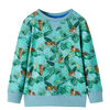 Kids' Sweatshirt Light Green Melange 116