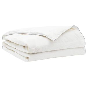 vidaXL Duvet FULDA 150 x 200 cm Summer 100 GSM 90% Goose Down White