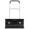 vidaXL Snow Shovel with Extendable Handle Black 66 cm Blade Steel