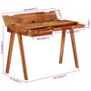 vidaXL Writing Desk with Drawer 110x50x77 cm Solid Wood Acacia