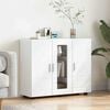 vidaXL Wooden Cabinet White 88.5 x 30.5 x 73 cm Engineered Wood