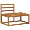 vidaXL Outdoor Sofa Set 4 Piece Natural Solid Acacia Wood