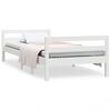 vidaXL Bed Frame without Mattress White 80x200 cm Solid Wood Pine