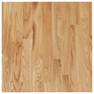 vidaXL Square Table Top Light Brown 60x60x1.5cm Treated Solid Wood Oak