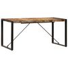 vidaXL Dining Table 160x80x75 cm Solid Reclaimed Wood
