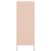 vidaXL Highboard Pink 68x39x101.5 cm Steel