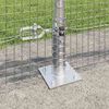 vidaXL Fence Post Silver 10 x 0.4 m (19 x 19 mm mesh) Steel
