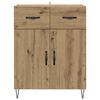 vidaXL Sideboard Artisan Oak 69.5 x 34 x 90 cm Engineered Wood