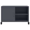 vidaXL TV Cabinet Anthracite 68x39x43.5 cm Steel