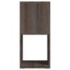 vidaXL Rotating Cabinet Grey and Sonoma Oak 34.5x34.5x75.5 cm Engineered Wood