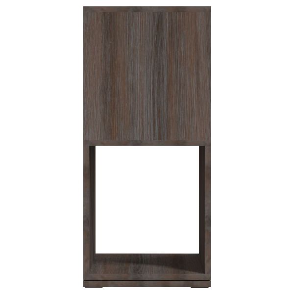 vidaXL Rotating Cabinet Grey and Sonoma Oak 34.5x34.5x75.5 cm Engineered Wood