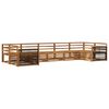 vidaXL Outdoor Sofa Set 7 pcs Natural