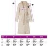 vidaXL Bathrobe without Hood Beige S Flannel