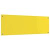 vidaXL Kitchen Backsplash 2 pcs Yellow 120 x 40 cm Tempered Glass