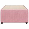 vidaXL Bed Frame without Mattress Pink 80x200 cm Velvet