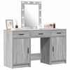 vidaXL Dressing Table with Door Grey 50 x 41 x 135 cm Engineered Wood