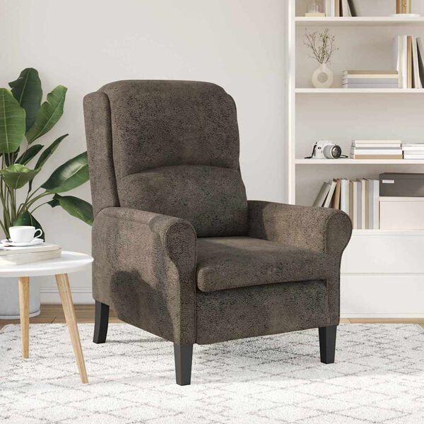 vidaXL Armchair Dark grey 76 x 94 x 102 cm Faux Leather