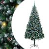 vidaXL Artificial Christmas Tree with 300 LEDs with Stand Green 240 cm
