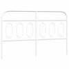 vidaXL Metal Replace Headboard White 137 cm