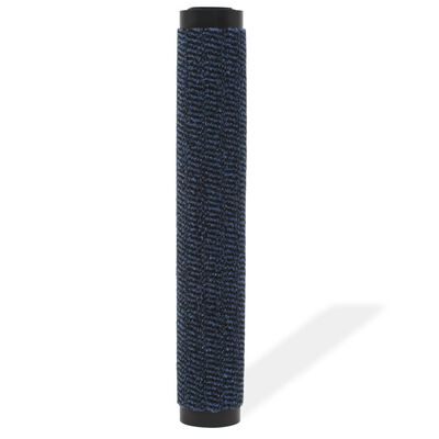 vidaXL Dust Control Mat Rectangular Tufted 90x150 cm Blue