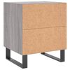 vidaXL Bedside Cabinet Grey Sonoma 40x35x47.5 cm Engineered Wood