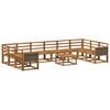 vidaXL Outdoor Sofa Set 11 pcs Natural Solid Acacia Wood