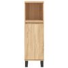 vidaXL Bathroom Cabinet Sonoma Oak 30x30x100 cm Engineered Wood