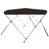 vidaXL 3-bow Bimini Top Black 183x140x137 cm