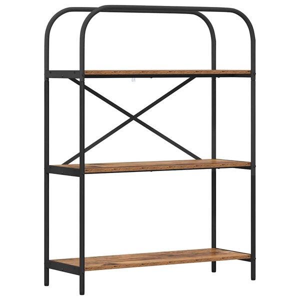 vidaXL Bookshelf Old wood 80 x 30 x 109 cm Engineered wood