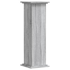 vidaXL Plant Stand Grey Sonoma 33x33x100 cm Engineered Wood