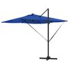 vidaXL Parasol Azure blue 286 x 285 x 270 cm Aluminium