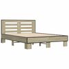 vidaXL Bed Frame without Mattress Sonoma Oak 120x200 cm