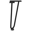 vidaXL Hairpin Legs for Coffee Table 4 pcs Black 30 cm Solid Steel