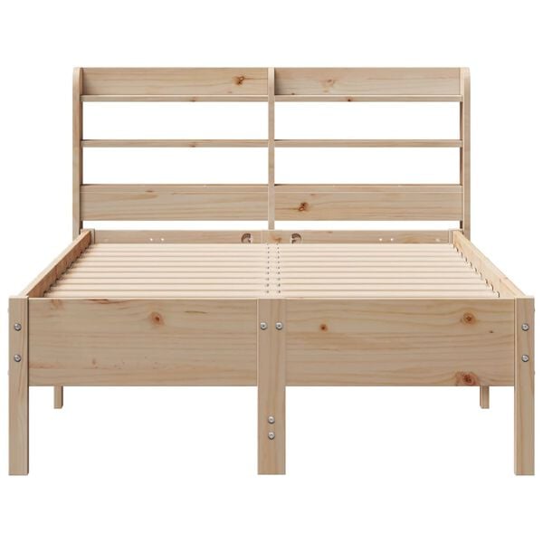 vidaXL Bed Frame without Mattress 90x200 cm Solid Wood Pine