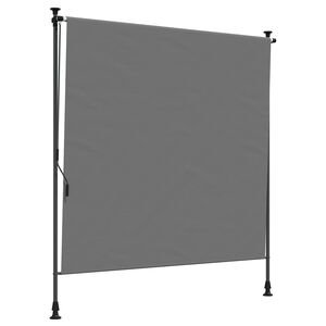 vidaXL Outdoor Roller Blind Light Grey 100 x 270 cm