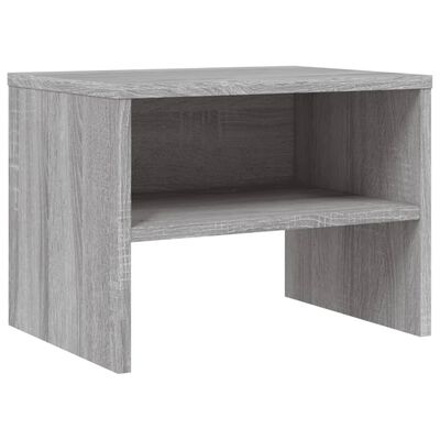 vidaXL Bedside Cabinet Grey Sonoma 40x30x30 cm Engineered Wood