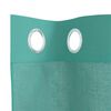 vidaXL Voile Curtains with Grommets 2 pcs Turquoise