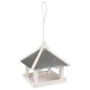 FLAMINGO Bird Table Thindra Wood White and Grey
