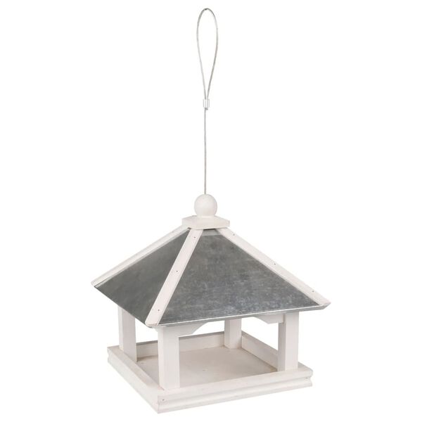 FLAMINGO Bird Table Thindra Wood White and Grey
