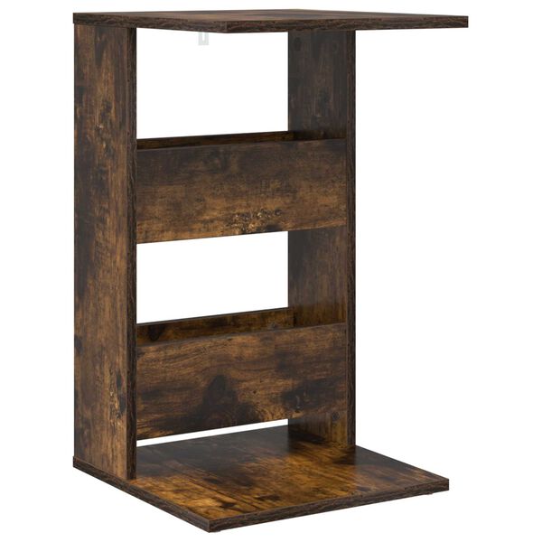vidaXL Side Table Smoked Oak 40 x 35 x 60.5 cm Engineered Wood