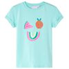 vidaXL Kids' T-shirt Light Mint 128