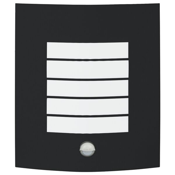 vidaXL Outdoor Wall Lights 2 pcs Black 23.5 x 10.5 x 26 cm