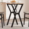 vidaXL Dining Table Legs Y-Frame 50x40x73 cm Steel