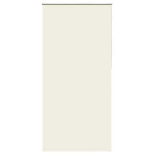 vidaXL Roller Blind Blackout Off White 110x210 cm Fabric Width 105.7 cm Polyester