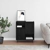 vidaXL Sideboard Black Oak 60 x 35 x 70 cm