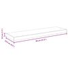 vidaXL Floating Wall Shelves 4 pcs Concrete Grey 80x23.5x3.8 cm MDF