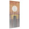 vidaXL Insect Door Curtain Multicolor 200 x 90 cm Bamboo