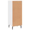 vidaXL Sideboard High Gloss White 34.5x34x90 cm Engineered Wood