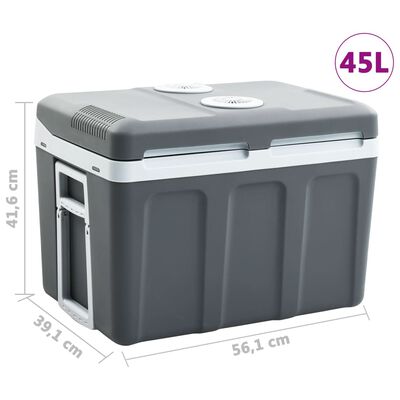 vidaXL Portable Thermoelectric Cooler Box 40 L 12 V 230 V E